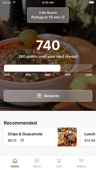 Cafe Bueno To Go iPhone screenshot 1 - Food & Drink app