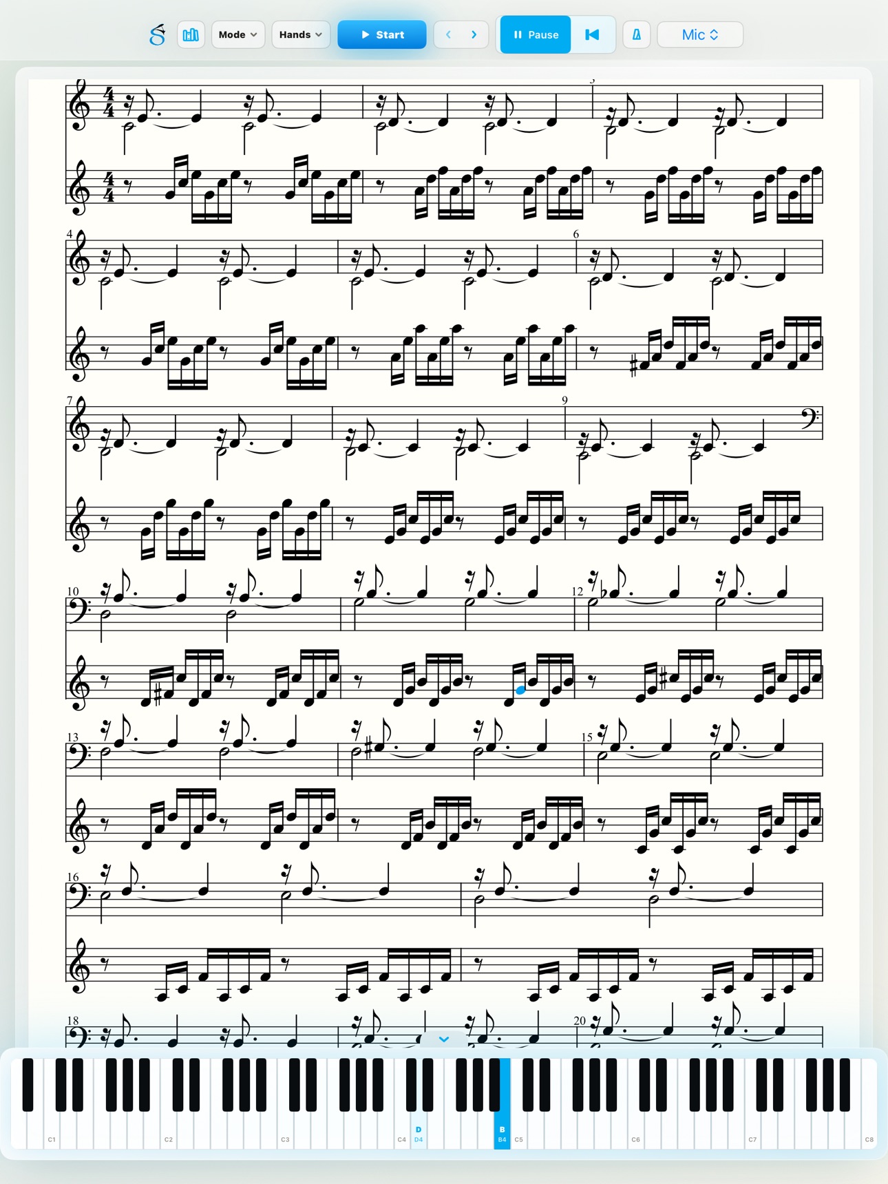 Screenshot 2 of Sonira Sound: Sheet Music