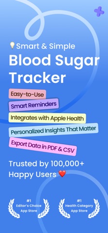 Blood Sugar Tracker: EasyGluco iPhone screenshot