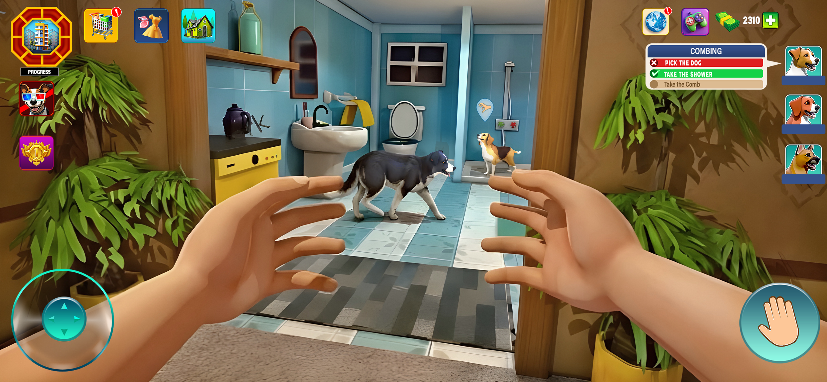Virtual Dog Care Animal Games screenshot 3