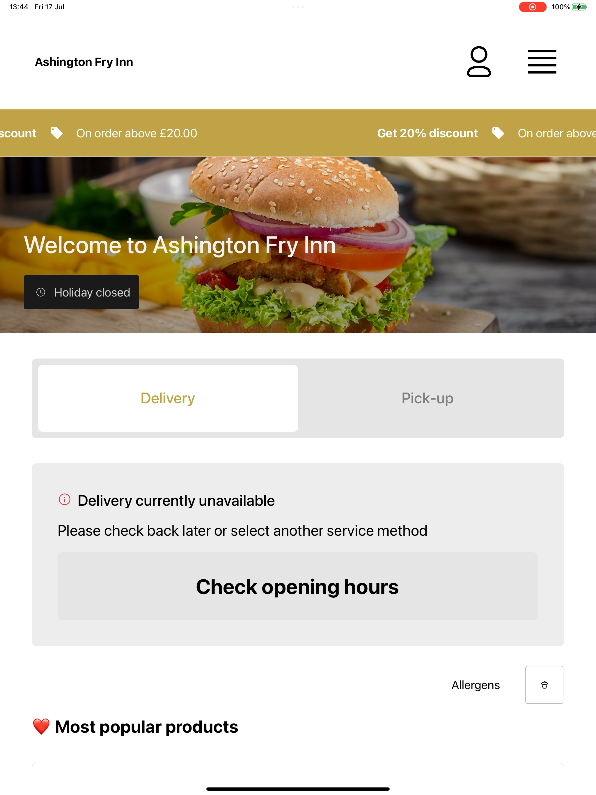 Ashington Fry Inn UK screenshot 9