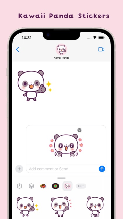 Kawaii Panda Stickers (Global)