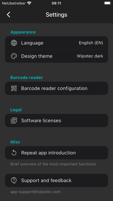TQS Code Reader Screenshot