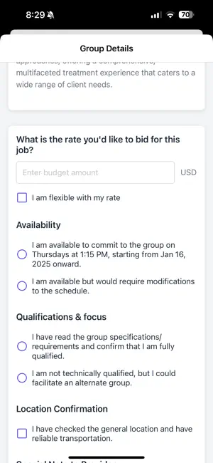 Group Solutions Facilitator screenshot 2