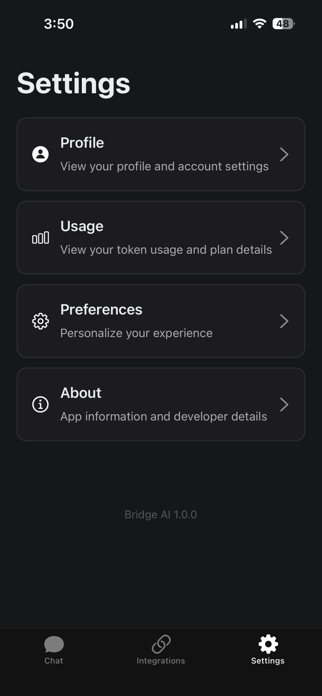 Bridge - AI Assistant Screenshot 5 of 8