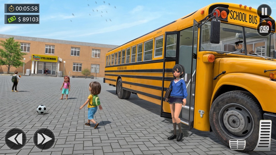 #3. High School Bus Simulator Game (iOS) 由: Najam ul Hassan
