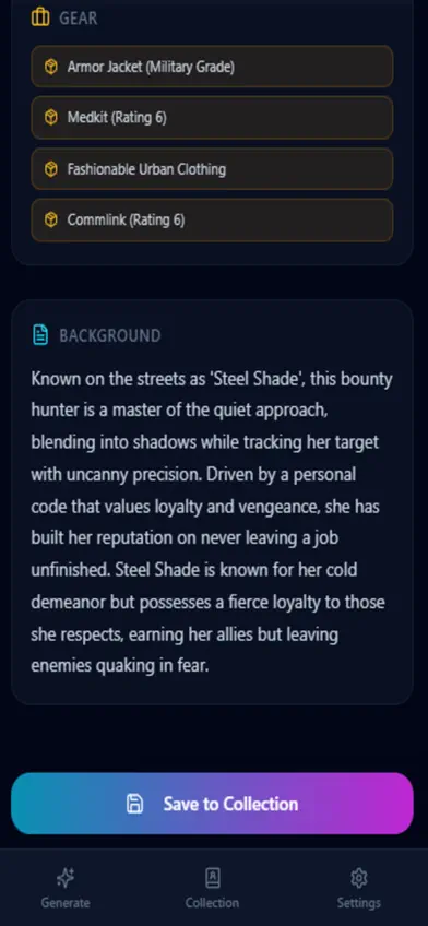 ShadowGen - NPC Creator screenshot 4