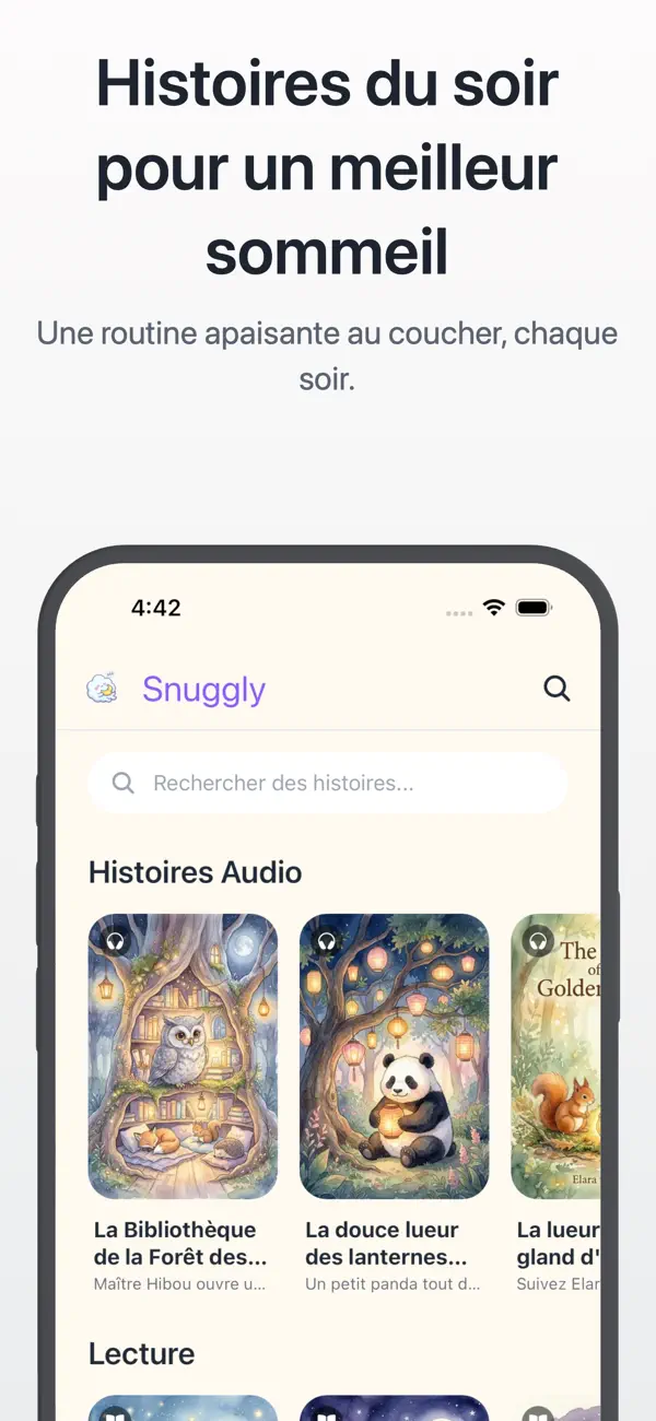 Screenshot #2 pour Snuggly: Histoires du Soir