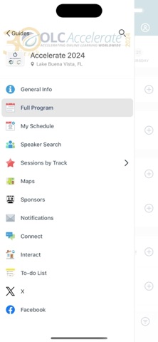 OLC Conferences app screenshot 2