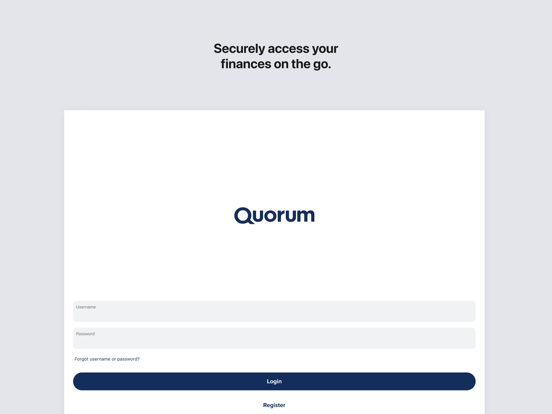 Screenshot #4 pour Quorum Mobile Banking