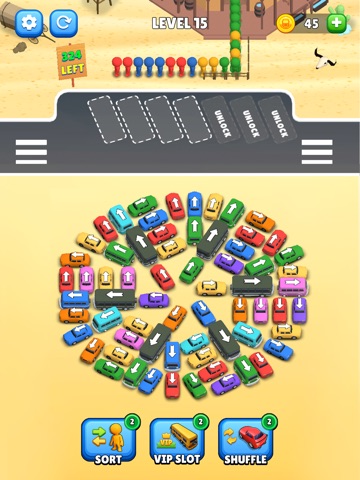 Bus Traffic: Car Puzzle 3D iPad screenshot