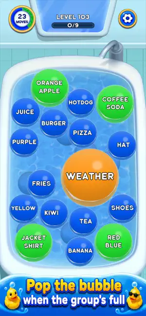 Soak & Sort: Word Puzzle screenshot 1