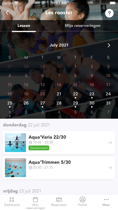Mijn Optisport Screenshot
