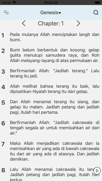 Alkitab Indonesian Bible Screenshot