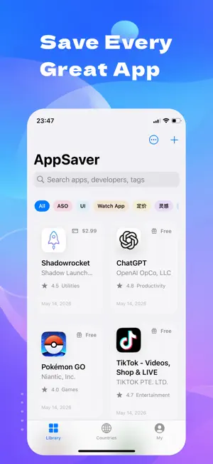 AppSaver: App Collections screenshot 1