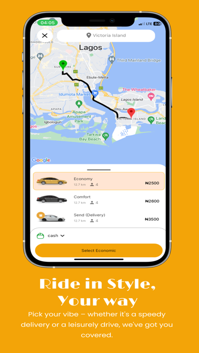 CABVIBE - Rides and Delivery Screenshot