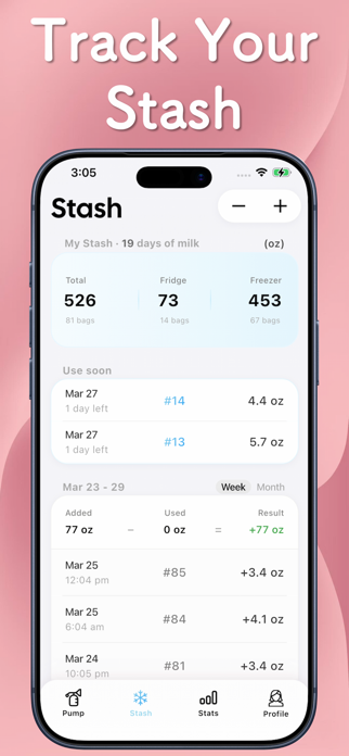 Breast Milk - Pumping Tracker+ Screenshot 3 of 10