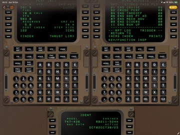 Flight Deck FMS iPad screenshot