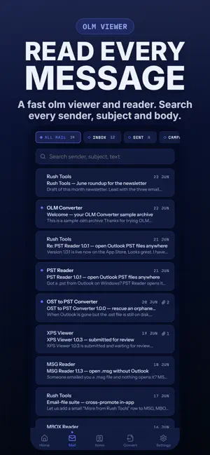 OLM Converter · Viewer, Reader screenshot 3