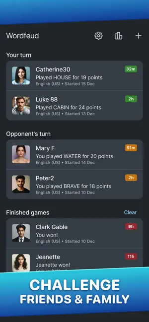 Wordfeud screenshot 2
