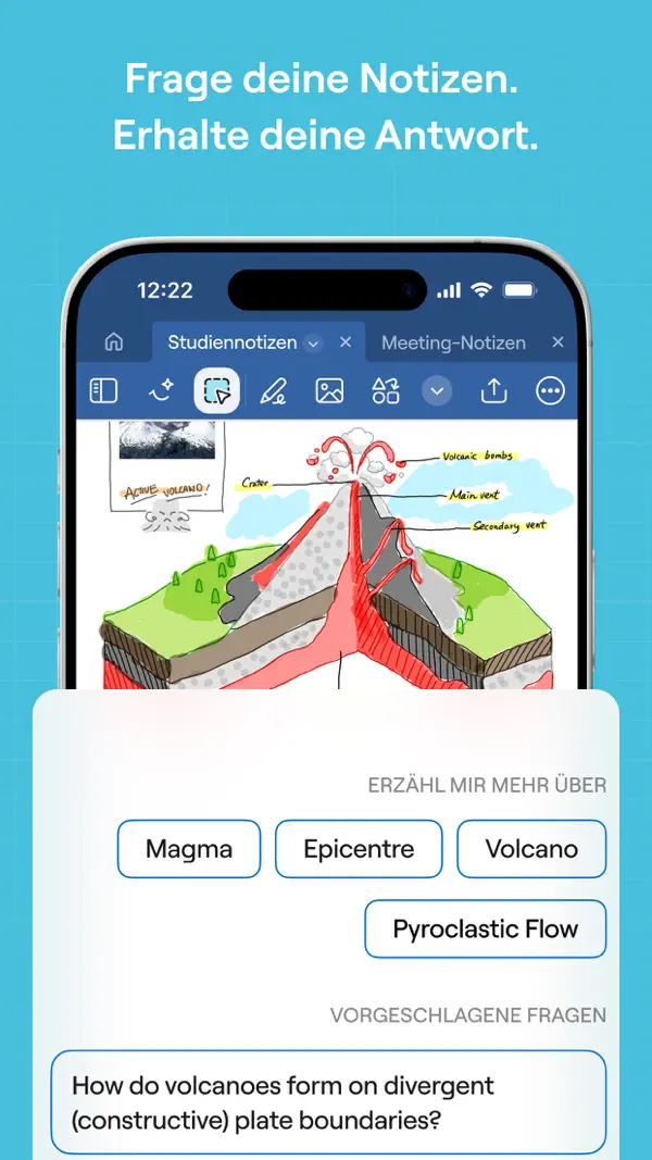 Goodnotes: KI-Notizen, PDF Screenshot 1