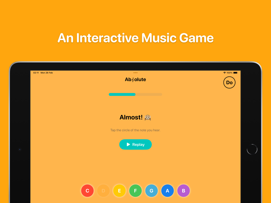 #2. Absolute: Perfect Pitch Game (iOS) 由: Benoit C Legon