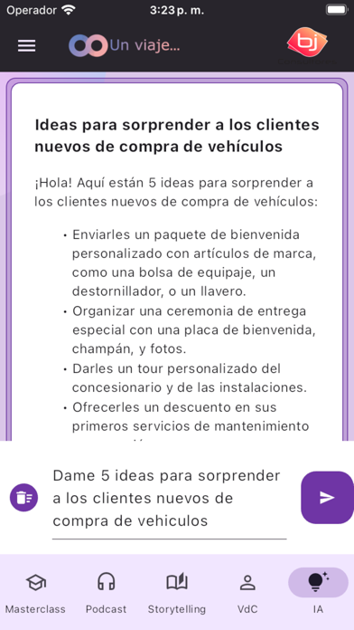 Un viaje... Screenshot