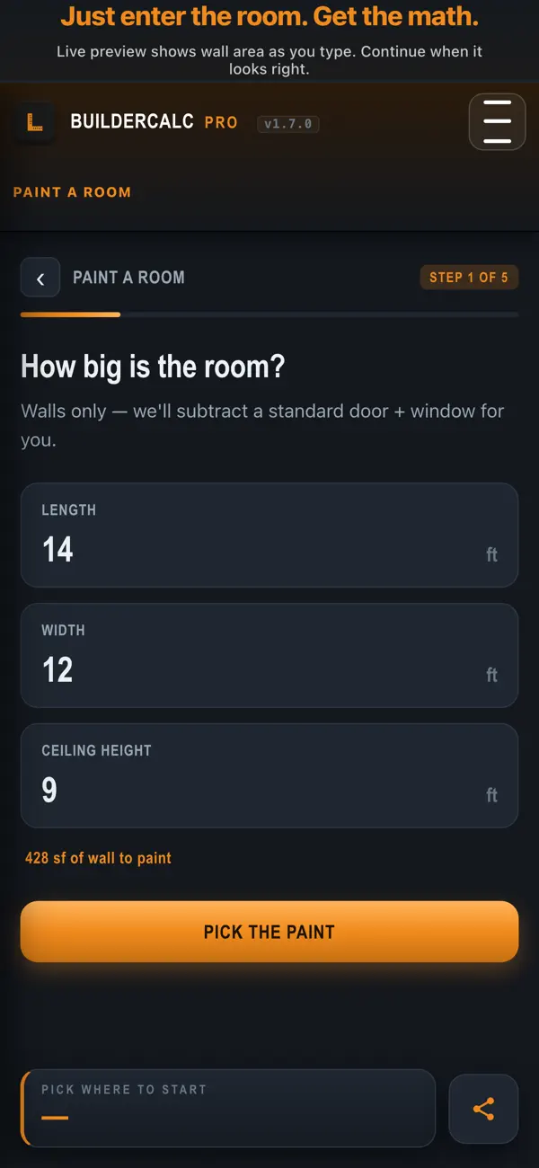Screenshot #3 pour BuilderCalc: Deck, Framing