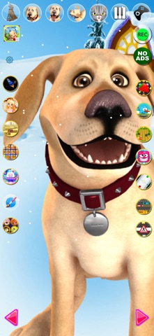 Talking John Dog - Frozen City iPhone screenshot