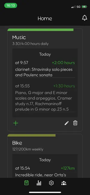 Goaling screenshot 1