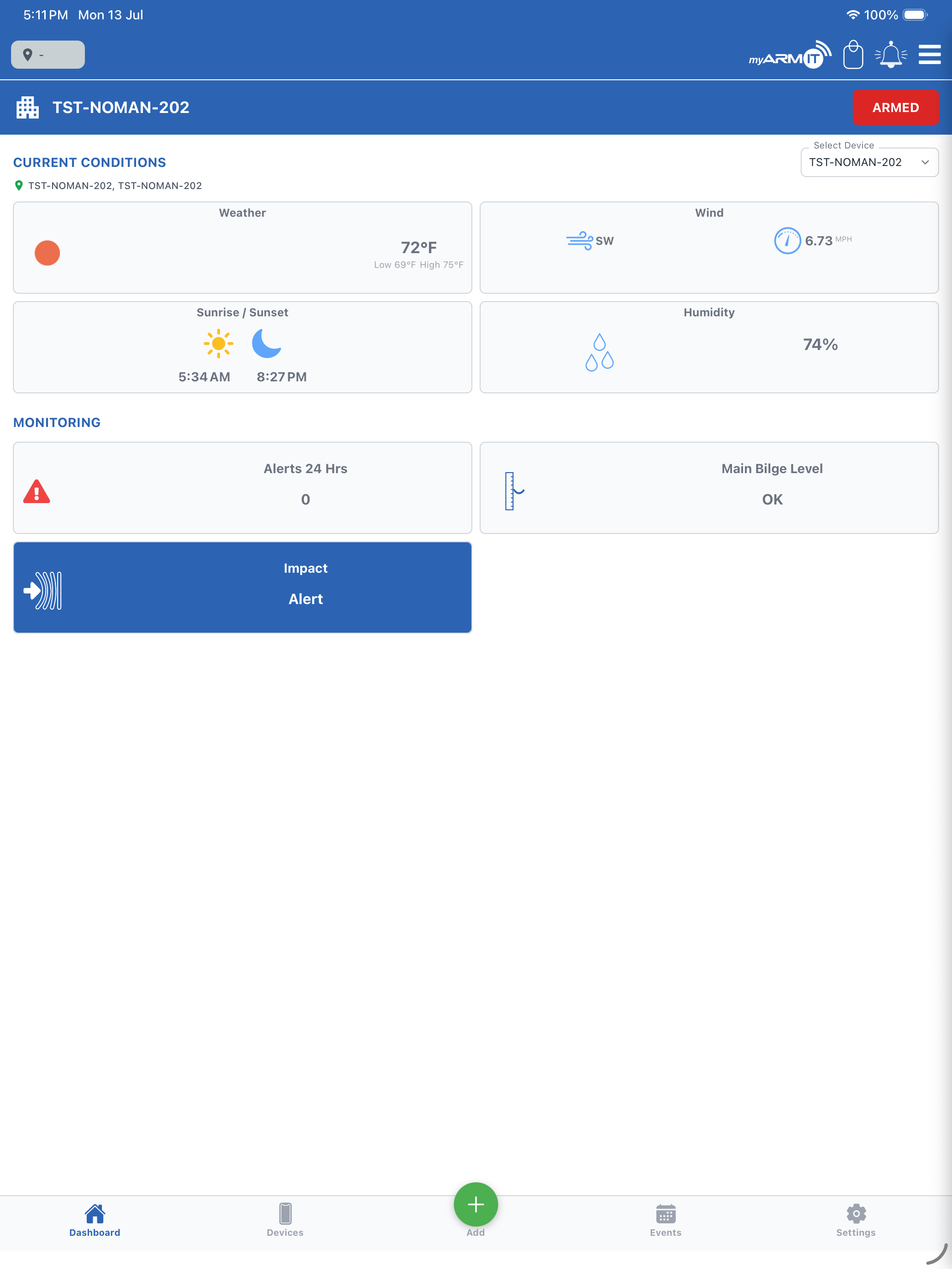myARMIT: Asset & Boat Alerts screenshot 8