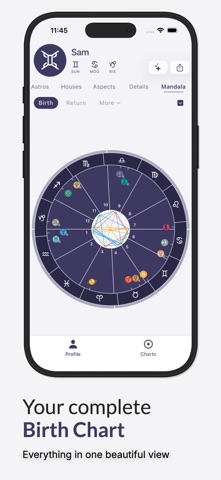 Horos - Birth Chart Screenshot 4 of 8