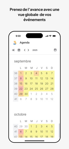 Mon agenda Hexagone Screenshot 2 of 4