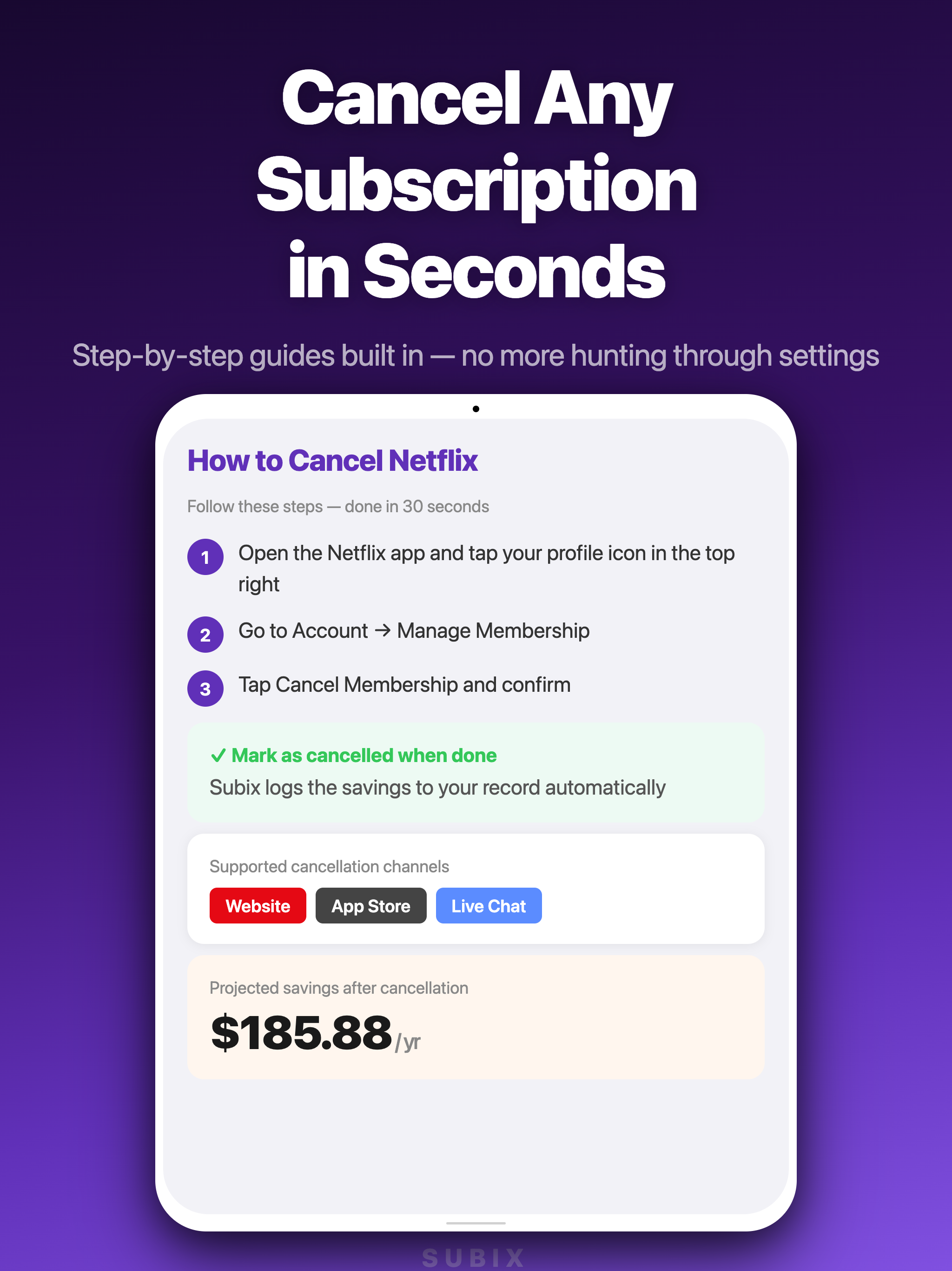 Subix - Subscription Manager