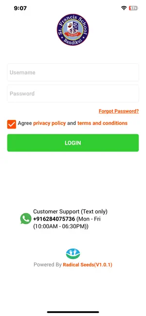St Francis School Bandikui screenshot 1