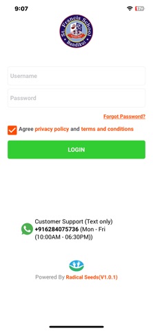 St Francis School Bandikui screenshot
