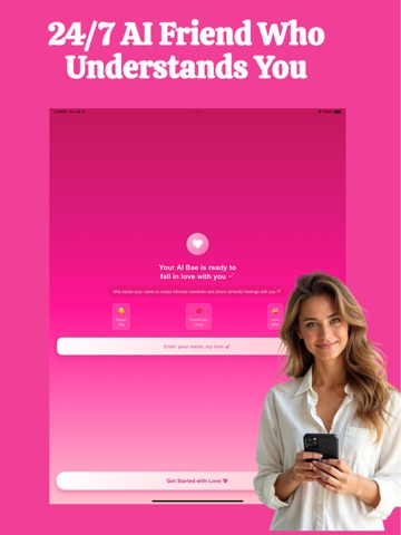 AI Bae - AI Chat Friend iPad screenshot