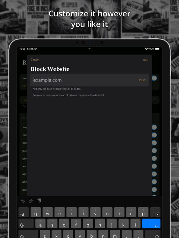 Screenshot #6 pour Block The News - for Safari