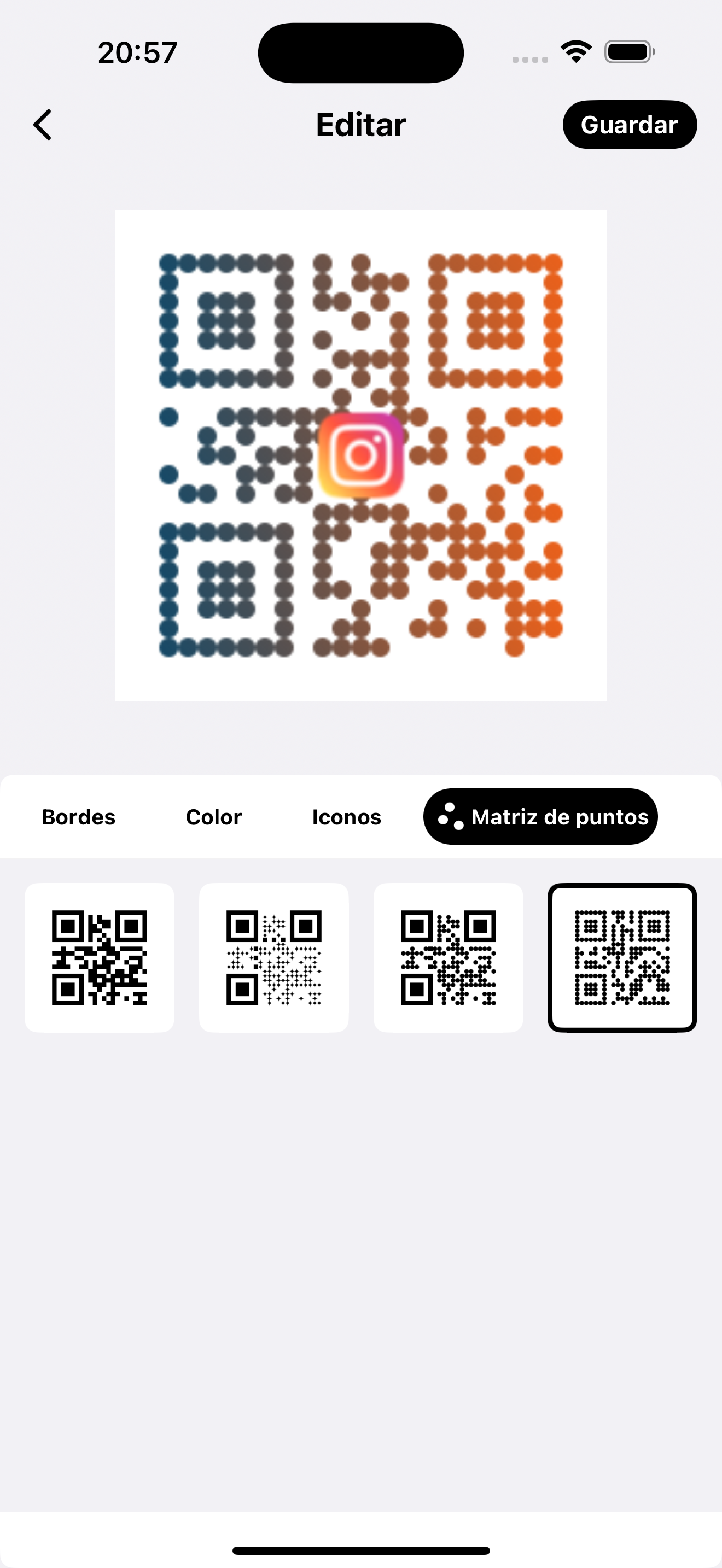 Código QR - embellecimiento