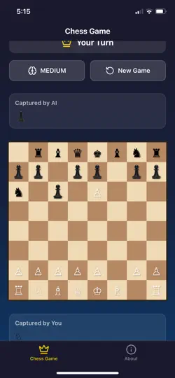 AI Chess Game iPhone Ekran Görüntüsü 2