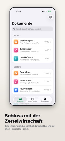Einverständniserklärung App screenshot 4