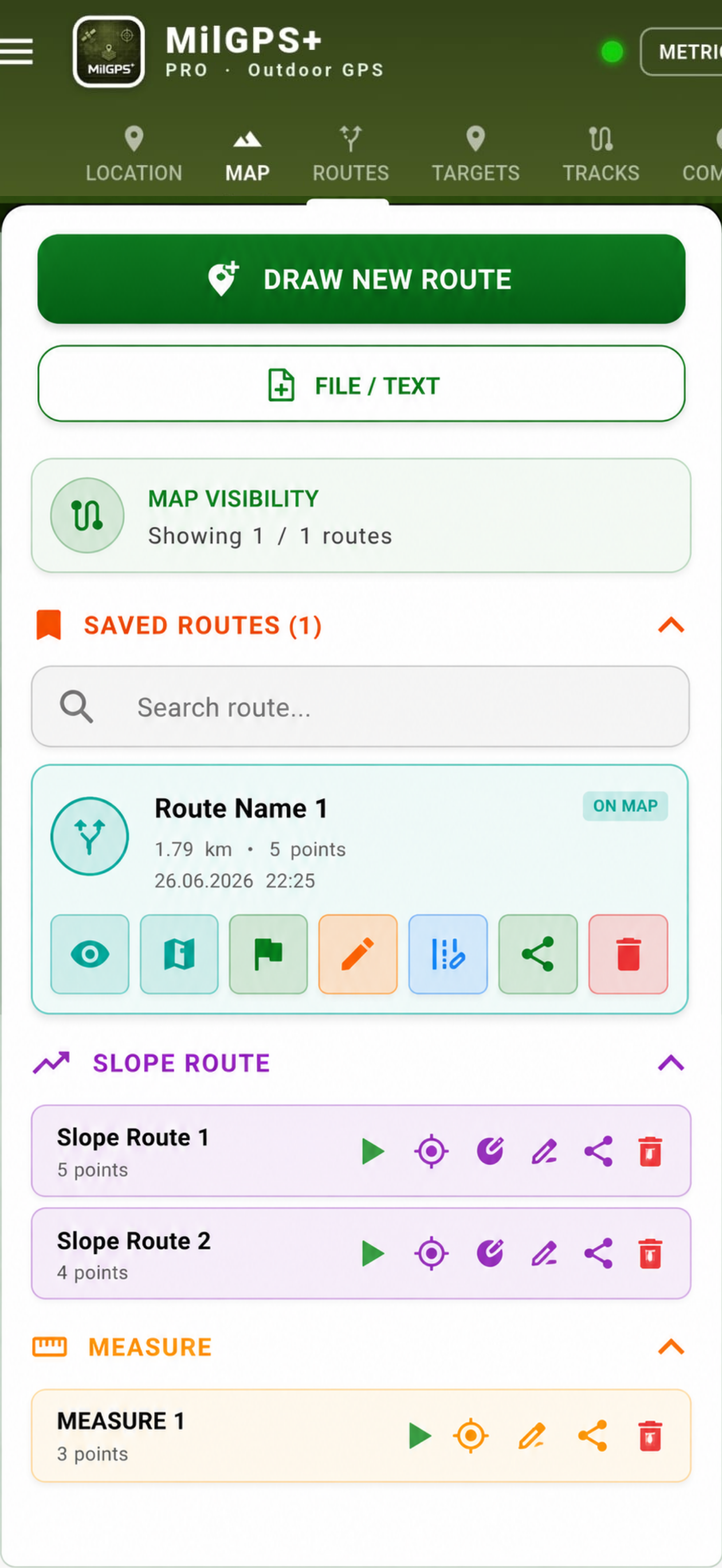 MilGPS+ screenshot 3