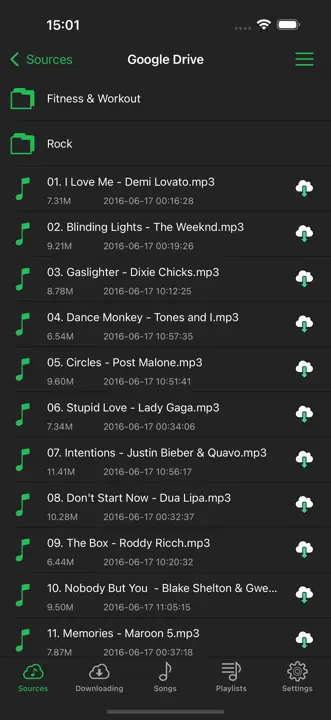 Cloud Music Player: Screenshot 1 von 10