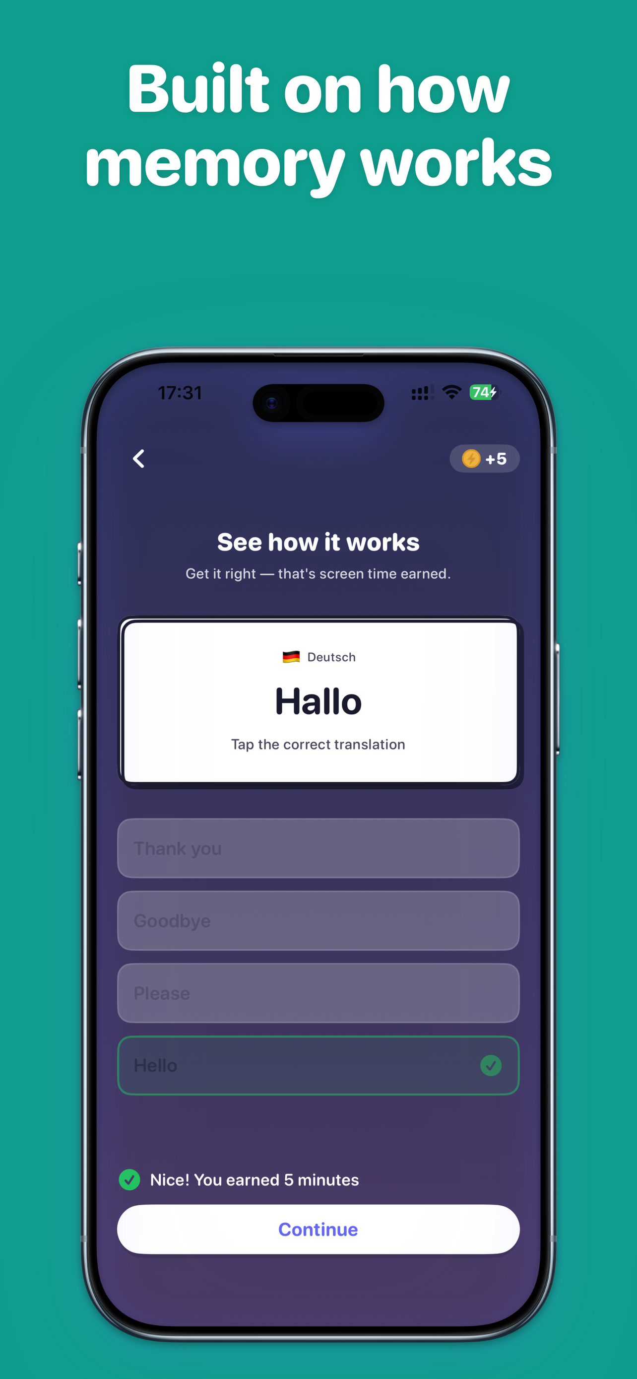 LearnScreen: Flashcard Blocker