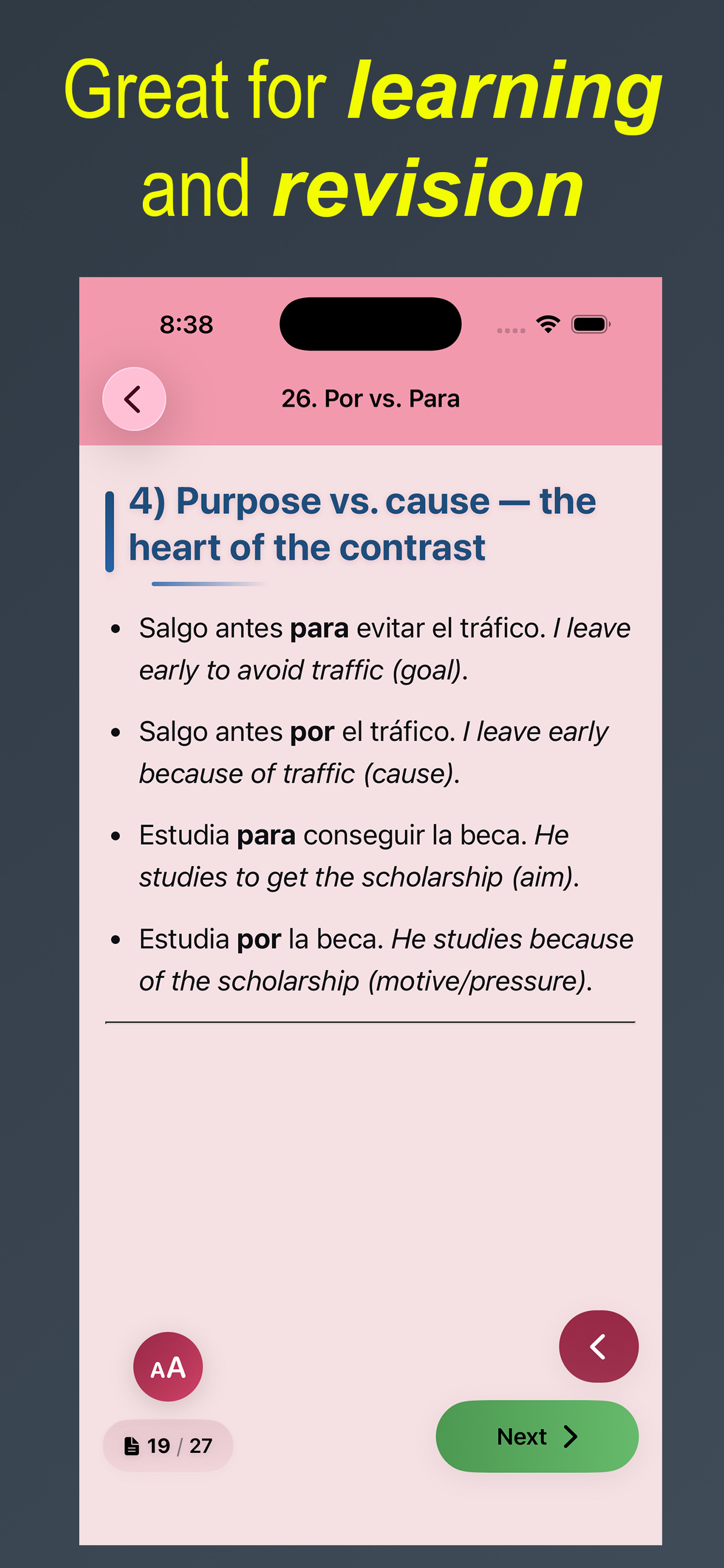 Spanish Grammar - Intermediate screenshot 5