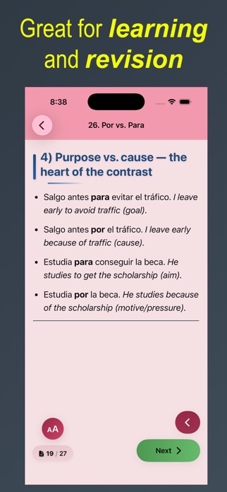 Spanish Grammar - Intermediate Screenshot 5 of 7
