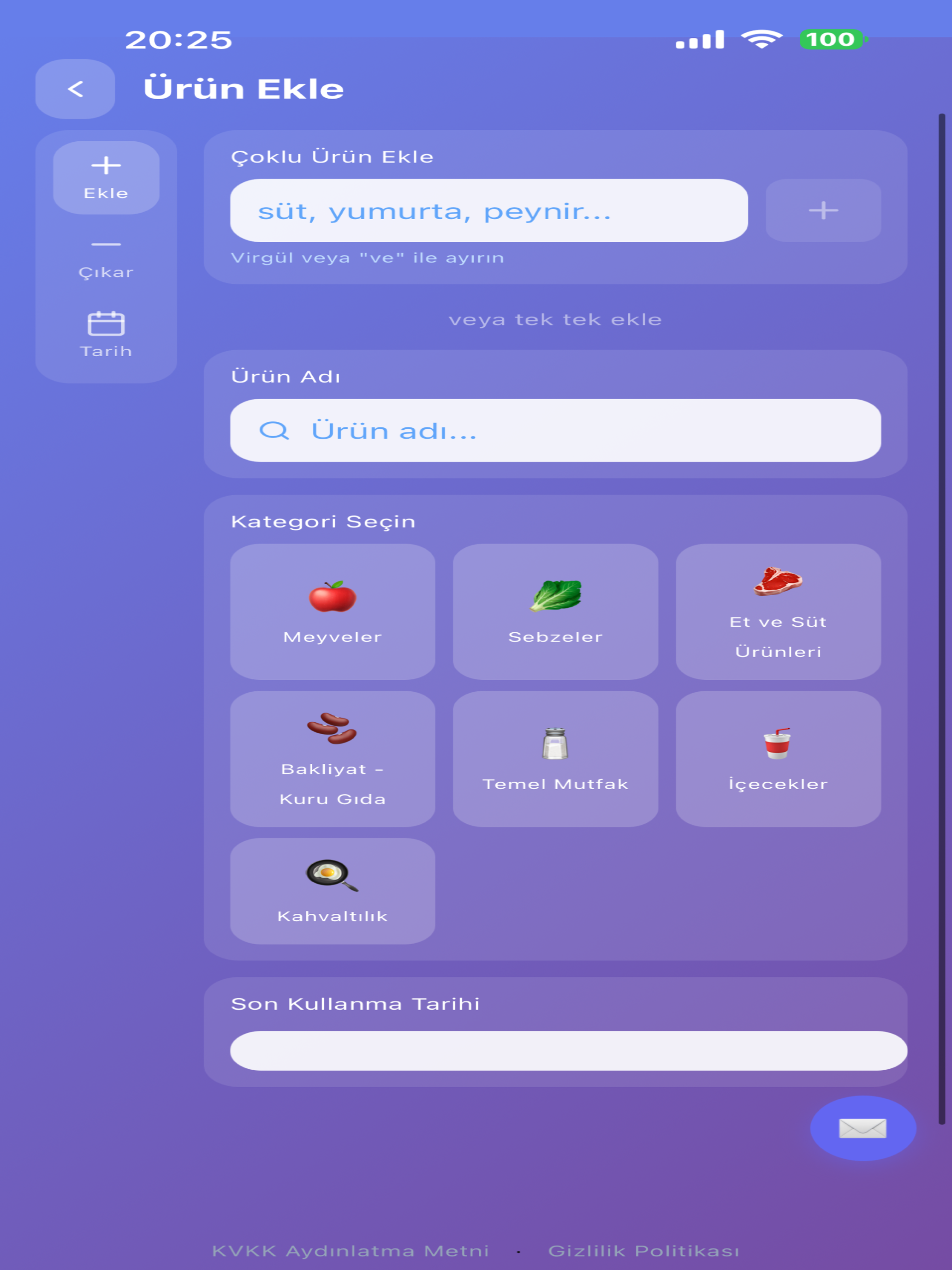 Buzdolabım App screenshot 11