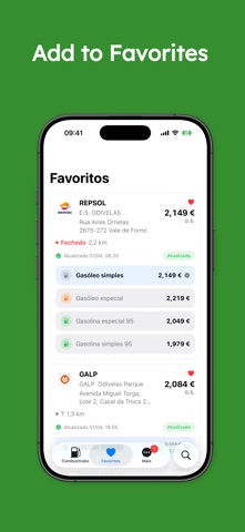 PortuGAS - Fuel Prices PT iPhone screenshot