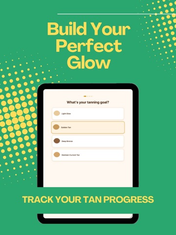 Tanning Tracker: Sun Glow iPad screenshot