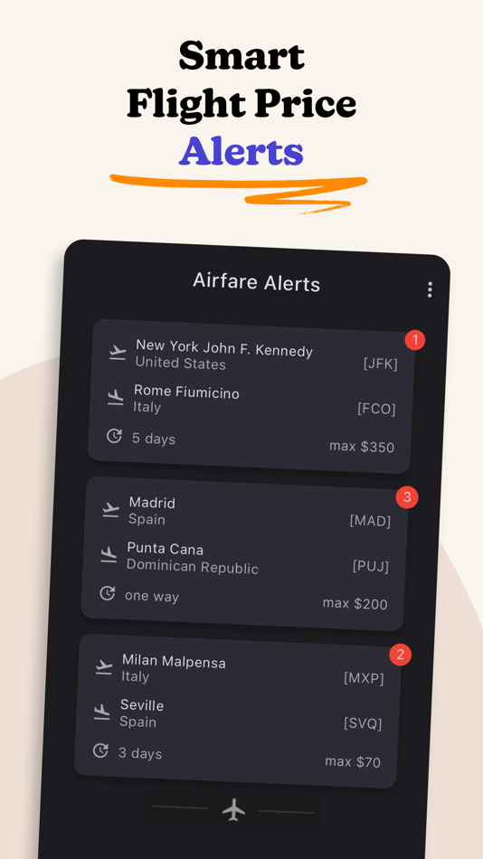 Airfare Alerts - Flight Deals - 2.0.1 - (iOS)